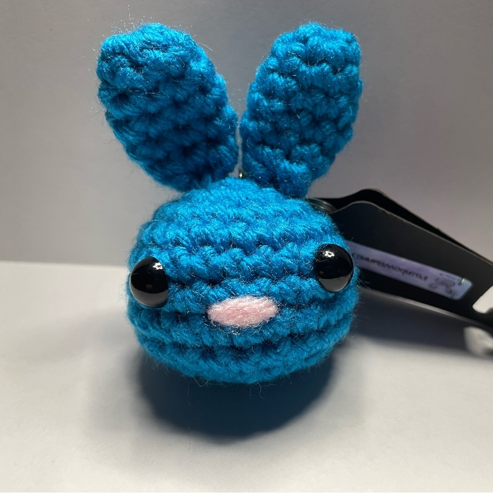 CROCHET MINI MOCHIBUN KEYCHAIN- POOL